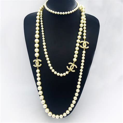 chanel necklass|Chanel necklace price list.